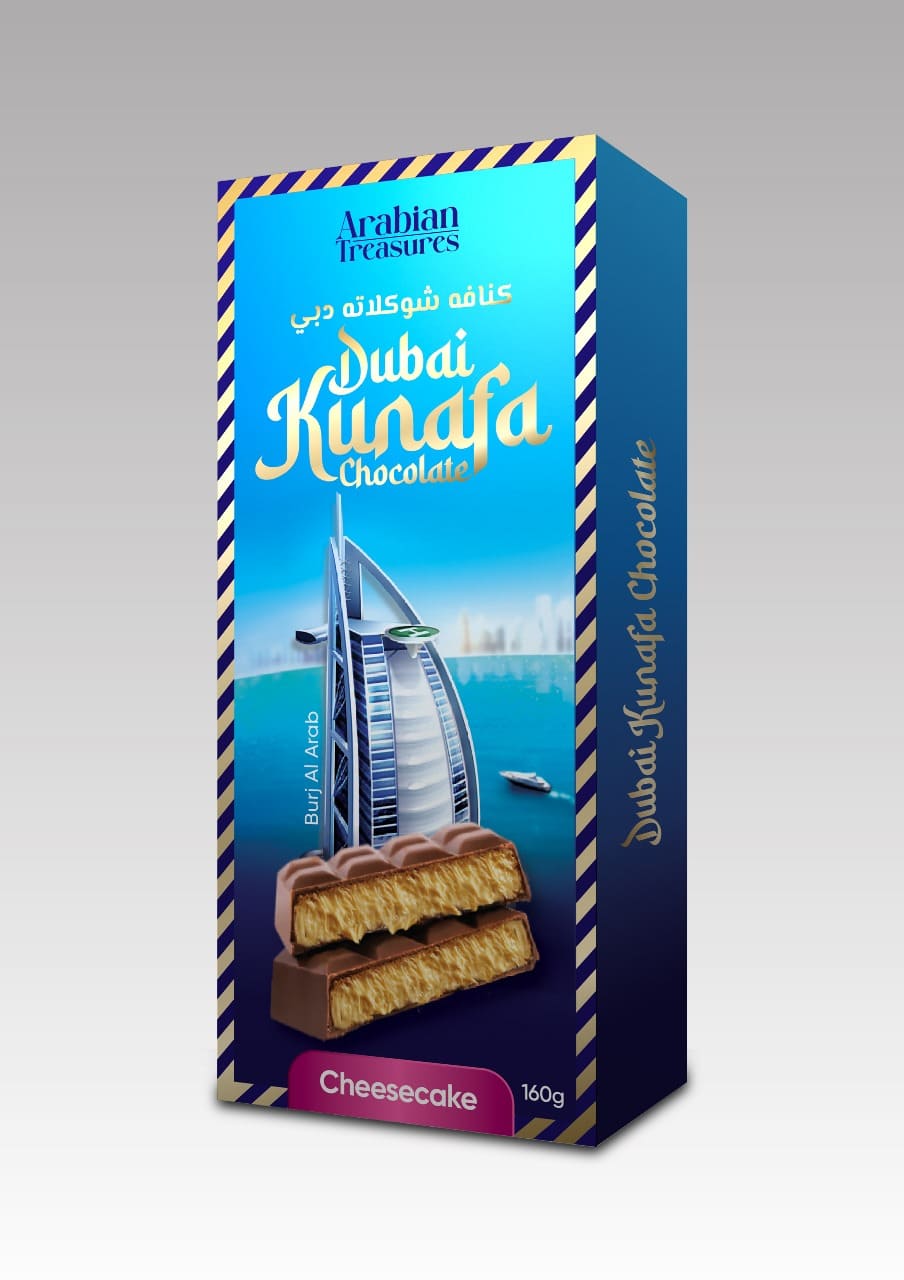 Kunafa Cheesecake Chocolate 160g – Arabian Treasure